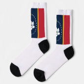 Chaussette Drapeau de l'État du Mississippi (Gauche)