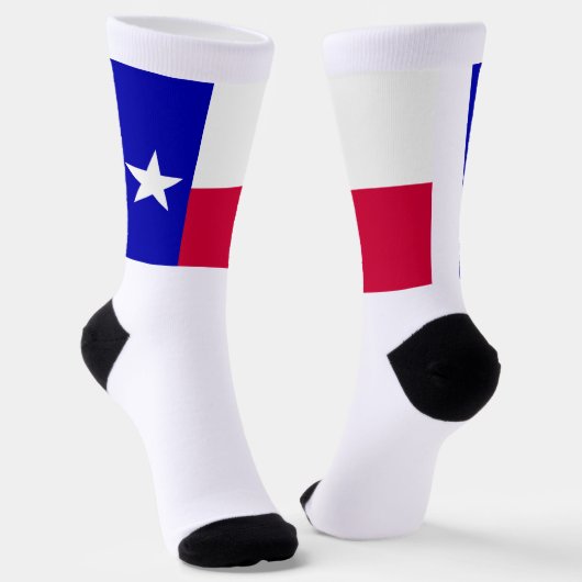 Chaussette Drapeau de l'État du Texas (Angulaire)
