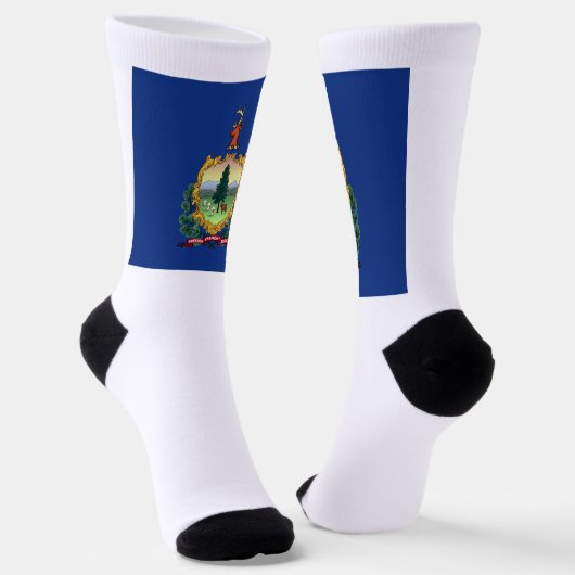 Chaussette Drapeau de l'État du Vermont (Angulaire)