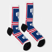 Chaussette Drapeau de l'État du Wyoming (Droite)