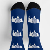 Chaussette Drapeau de l'État du Wyoming (Haut)