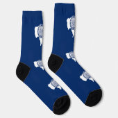 Chaussette Drapeau de l'État du Wyoming (Droite)
