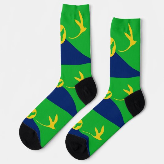 Chaussette Drapeau de l'île Christmas (Gauche)