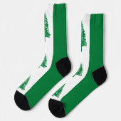 Chaussette Drapeau de l'île Norfolk (Gauche)