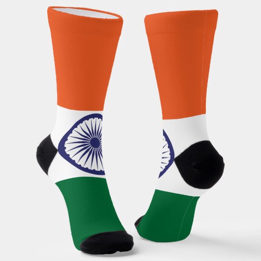 Chaussette Drapeau de l'Inde (Angulaire)