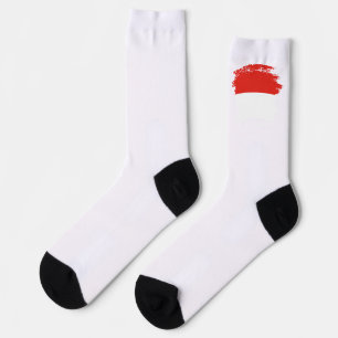Chaussette Drapeau de l'Indonésie