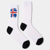 Chaussette Drapeau de l'Islande (Droite)