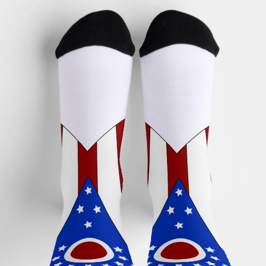 Chaussette Drapeau de l'Ohio (Haut)