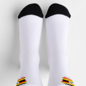 Chaussette Drapeau de l'Ouganda (Haut)