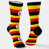 Chaussette Drapeau de l'Ouganda (Angulaire)