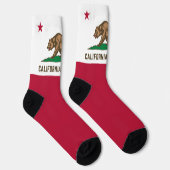 Chaussette Drapeau de l'Ours d'Etat de Californie Fier Califo (Droite)