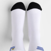 Chaussette drapeau de l'Uruguay (Haut)