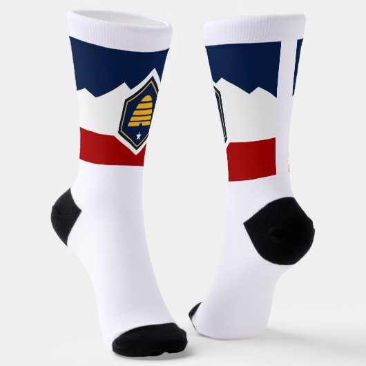 Chaussette Drapeau de l'Utah (Angulaire)