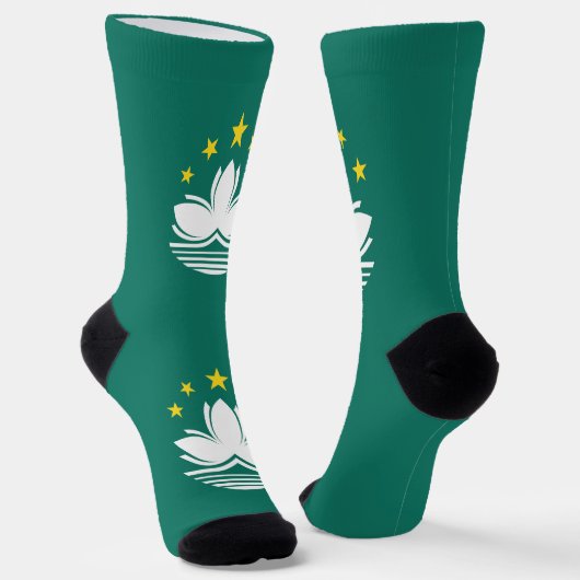 Chaussette Drapeau de Macao (Angulaire)