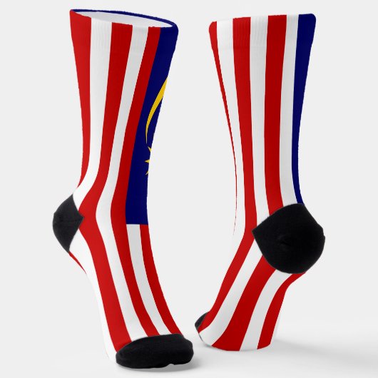 Chaussette Drapeau de Malaisie (Angulaire)