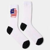 Chaussette Drapeau de Malaisie (Droite)