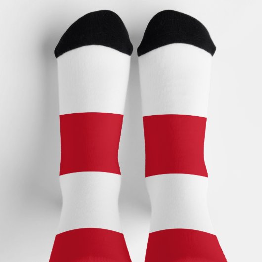 Chaussette Drapeau de Monaco (Haut)