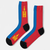 Chaussette Drapeau de Mongolie (Gauche)