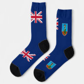 Chaussette Drapeau de Montserrat (Gauche)
