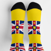 Chaussette Drapeau de Niue (Haut)