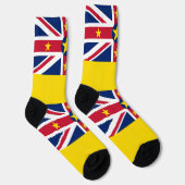 Chaussette Drapeau de Niue (Droite)
