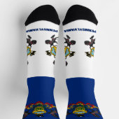 Chaussette Drapeau de Pennsylvanie Patriotic, USA State Premi (Haut)