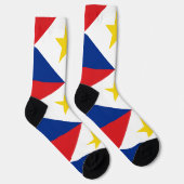 Chaussette Drapeau de Saba (Droite)
