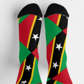 Chaussette Drapeau de Saint-Kitts-et-Nevis (Haut)