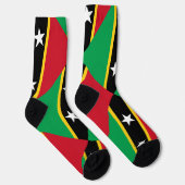 Chaussette Drapeau de Saint-Kitts-et-Nevis (Droite)