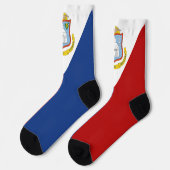 Chaussette Drapeau de Saint-Martin (Gauche)
