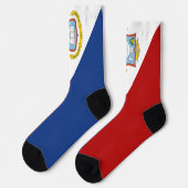 Chaussette Drapeau de Saint-Martin (Gauche)