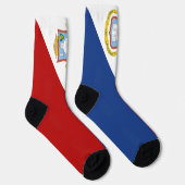 Chaussette Drapeau de Saint-Martin (Droite)