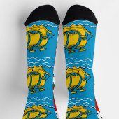 Chaussette Drapeau de Saint-Pierre-et-Miquelon (Haut)