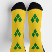 Chaussette Drapeau de Saint-Vincent (Haut)