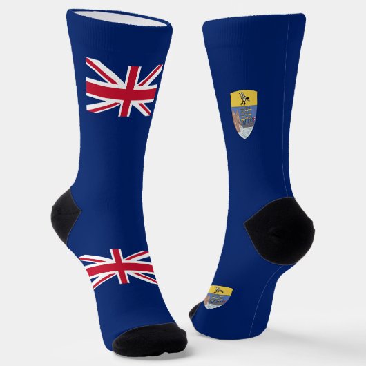 Chaussette Drapeau de Sainte-Hélène (Angulaire)