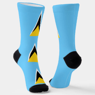 Chaussette Drapeau de Sainte-Lucie