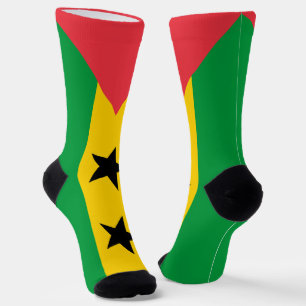 Chaussette Drapeau de Sao Tomé-et-Principe