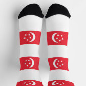 Chaussette Drapeau de Singapour (Haut)
