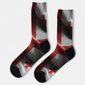 Chaussette Drapeau de soie de Géorgie (Gauche)