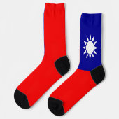 Chaussette Drapeau de Taïwan (Gauche)