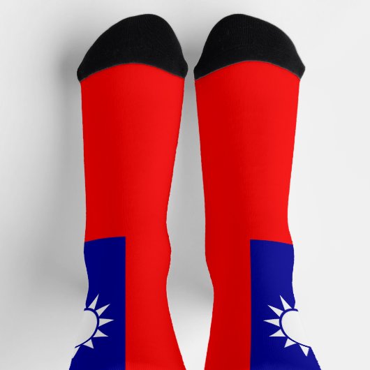 Chaussette Drapeau de Taïwan (Haut)