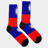 Chaussette Drapeau de Taïwan (Droite)