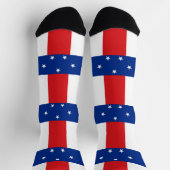 Chaussette Drapeau des Antilles néerlandaises (Haut)