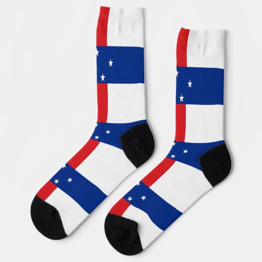 Chaussette Drapeau des Antilles Pays-Bas (Gauche)