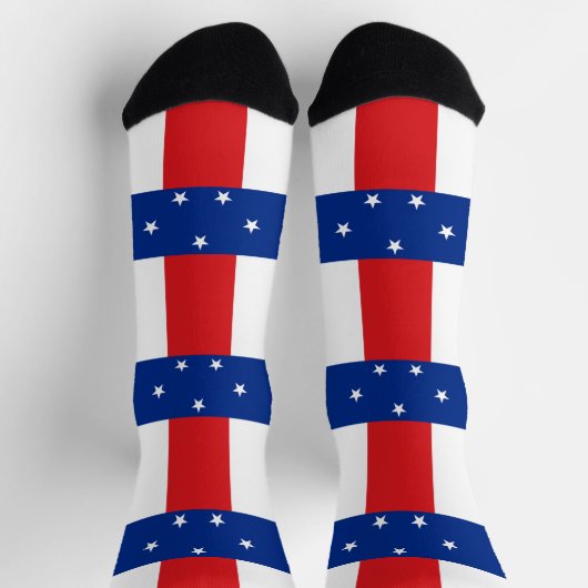 Chaussette Drapeau des Antilles Pays-Bas (Haut)