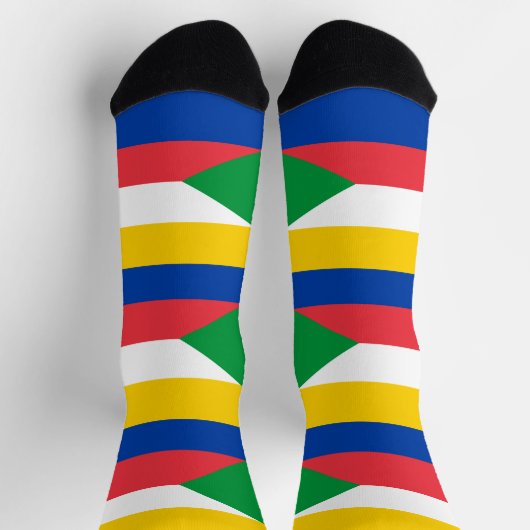 Chaussette Drapeau des Comores (Haut)