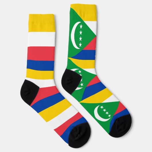Chaussette Drapeau des Comores (Droite)