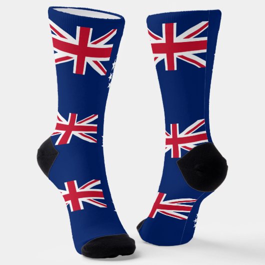 Chaussette Drapeau des Îles Cook (Angulaire)