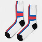 Chaussette Drapeau des îles Féroé (Gauche)