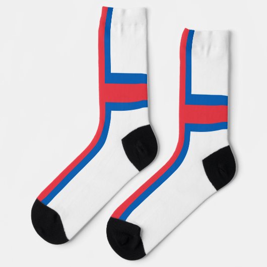 Chaussette Drapeau des îles Féroé (Gauche)